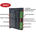 DM542 스텝퍼 모터 마이크로스텝 드라이버 VDC 20-50V 1.0-4.2A CNC 3D 프린터용 2 상 Nema 17 플라스틱 알루미늄 쉘 적합 : 쿨컴퍼니