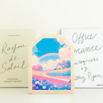 Yumi 레인보우 세로 육각 우드 탁상 액자 : 드로잉빌리지