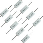 저항 4R 저항기 4R3 0R47 전력 4R7 시멘트 5W 0R5 0R6 5R 18R 10pcs : Chillbuy4