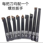 초경 바이트 세트 고강도 소형바이트 홀더스퀘어 도구 선반 공구 커팅바 12mm CNC 1 16사각날 링크 찍기 비고 경질 내마 : 민플로우