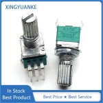 2PCS RK097G 097 A100K A20K 15MM 샤프트 이중 A10K 전위차계 A203 수직 A103 구부러진 A104 A50K 유형 A503 : 옴니믹스