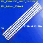 LED 스트립 램프 11 개, 75UK65 SC_75UK62/65_11LED_SVL750A24 75UK6190 75UK6200 75UK6570 75UM6200 75UM6970PUB : 오늘종합몰