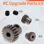 3PCS 3.175MM 샤프 호환트 스틸 피니언 모터 기어 32DP 48DP M0.6 1/10 1/8 RC 자동차 3650  19T : 구매유통646