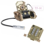 FMA 전술 기능성 GSGM NVG 헬멧 마운트 지지대 브래킷 슈라우드 어댑터 베이스 플레이트 BK/DE 1 개 포함 : 하루코퍼레이션22