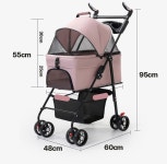프리미엄 접이식 강아지유모차 개 고양이 반려견 반려묘 팻유모차 : 베스트잡화점