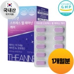[스트레스] 이너셋 스트레스 엘 테아닌 케어 600mg 60정, 1개 : 빅딜스토어24