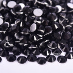 SS3 SS34 블랙 제트 비 핫픽스 라인석 손톱 반짝이 유리 크리스탈 라인 석 네일 아트 장식 H0017 : 29난쟁이