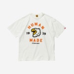 휴먼메이드 반팔티셔츠 화이트 HM24TE007 : Drowa