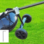 모어 보조 휠 25.4mm/26mm 핸들 클램프 잔디   커터 Dropship 용 실용적인 휴대용 스트링 트리머 지원 휠 : 진인즐플렉스