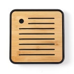 정사각 다기트레이 블랙 티테이블 녹차 선물 차상 : 스튜디오로랑