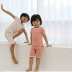 카롱카롱(SS) | 라임앤블루 SS마카롱실내복 9color (XS-JL) 유아동 주니어 반팔 실내복 : 쥬니유니 아동복