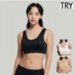 트라이 여성 스포츠 쿨브라탑 컵내장 : 오늘 속옷