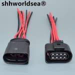 Shhworldsea 8 핀 3.5mm 8D0973834 8D0973734 자동 커넥터 8D0 973 834 8D0 973 734 레이더 미등 소켓 VW Audi : 이십칠플렉스