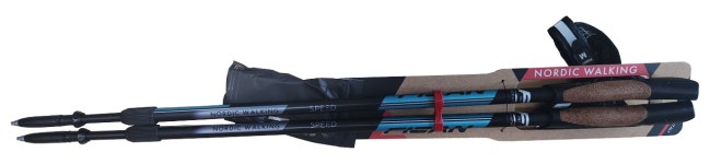 노르딕워킹스틱 등산 초경량 고무발 지팡이 휴대성길이조절 걷기운동교육 -이태리 FIZAN : 노르딕워킹