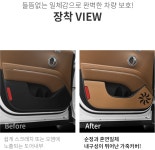 디올뉴 팰리세이드 LX3 튜닝 도어커버 가죽 : 쉘위마트