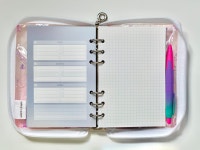 다이어리 속지 모눈종이 70매 다이어리내지 A6 6공 속지 : AUGUST PM