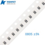 500Pcs 0805 5 SMD 저항기 0R 1R 10M 3 4 7 10 62 100 220 330 470 620 R 옴 1K 10K 100K 1M / 8W 저항 0 Ohm : 터빈코어