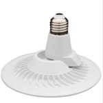 UFO 모양 디자인 초박형 고휘도 전구 AC86-265V 스마트 광전압 SMD 램프 구슬 6500K 가정용 기능 E27 전구 : 잔플렉스