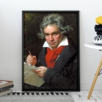 모차르트 베토벤 클래식 음악 포스터 액자 피아노 바이올린 인테리어 A4 : 바이프레임
