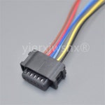 Yierxjwshx 6 핀 방식 자동차 와이어 하네스 소켓 와이어 포함 자동 밀폐 커넥터 플러그 872-665-001 : 이십이플렉스