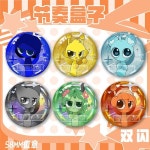 스프런키 브로치 뱃지 컬렉션 리듬 박스 -J1929 은 양파 - 58mm 배지 : 꼬꼬새벽