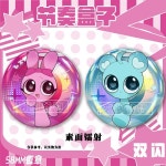 스프런키 브로치 뱃지 컬렉션 리듬 박스 -J1929 은 양파 - 58mm 배지 : 꼬꼬새벽