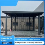 하이 엔드 전기 셔터 알루미늄 Pergola 루버 가격 방수 조절 지붕 전망대 : 왠즈데이마켓