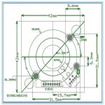 ABZ3 상 1000 라인 인코더 모듈 산업용 스텝 서보 42 모터 코드 디스크 HN103-36B-5 : 이십사플렉스