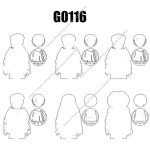 액세서리 G0116 GH0123 빌딩 1PCS GH0125 블록 GH0121 액션 GH0 : 요담샵