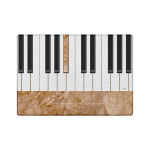 음악학원 피아노 현관매트 주방 감성 입구 카펫 현관 그리드 매트 건반 코일 바닥 화이트 브라운-화이트 피아노 건반 50 80cm : 단골직구003