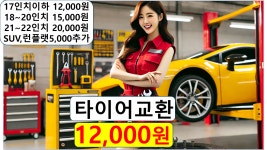 타이어 교체 나라 12,000원 공기압 위치교환 청주 타이어뱅크 3+1 스피드메이트 대전 공임 : 자동차의 모든것 착한카