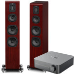 쿼드(Quad) S-4 북쉘프 스피커 + WiiM Amp 윔 앰프 네트워크 올인원 앰프 : 풀레인지x오디오맨