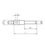 QCI 01-2010-036STTR M2 실린더 스타일러스 원통 프로브 CMM 삼차원 : 유진다팜