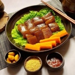 합정동 30년 전통 맛집 우노 강화통통 생고기 통통 카스테라 껍데기 700g 캠핑용 : 대박-나길