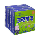 찐스토어 태화 크린장갑 일회용 비닐 위생 장갑 200매, 4개 : 찐스토어몰