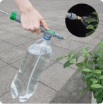 PET병 간편 연결 공기 압축 물 분무기 안개분사 직선분사 편리한 휴대성 (A0639) : 용천삼리