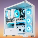 다크플래쉬 DS900 ARGB 강화유리 화이트 PC케이스 어항케이스 본체 : 요피씨몰