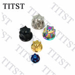 TITST 티타늄 너트, 오토바이 스타 너트용 플랜지 너트 나사 볼트, M6, M8, : 월드정보3