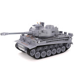 RC탱크 무선조종 탱크 알씨탱크 입문용 자동차 원격 알씨카 도이치 타이거 (30분 플레이 가능) : 톡사요