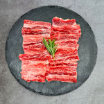 한우 1+ 원뿔 꽃등심 갈비 안심 살치 치마 양지 사태 소고기 모듬 구이용 스테이크 국거리 : 심송