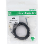 유그린 3.5 mm 3극 AUX 90도 ㄱ자 플랫 케이블, AV119 3m, 1개 : 유그린스토어