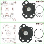 12V/24V/110V/220V 이중 흐름 솔레노이드 밸브 다이어프램 주유소 석유 장비 펌프 용  디스펜서 수리 키트 : 구매유통552