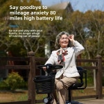 2024 노인 스쿠터 4 륜 전기 장애인 가정용 이중 오토바이 접이식 배터리 : 세화상사6