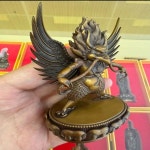 석가모니 불상 희귀 부처님 동상 supanna Garuda Dhwaja 구리 10cm 고품질 티베트 불교 제단 용품 홈 사원 예배 : 도재상사