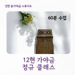 [인천 가야금] 12현 정규클래스 (60분 4회 수강) : 인천 윤가야금