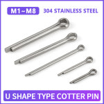 M1 코터 클램프 M4 분할 M8 100Pcs M3 자동차 탄성 M2 스프링 수리 고정 M5M6 모양 유형 M1x10mm(100Pcs) 1 : 트리뷔오유
