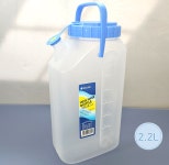 국산 보성 꼭지 물병 1호 2200ml(10개)업소용 식당 가벼운 플라스틱 입구 큰 물통 : 판다생활용품