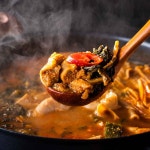 푸짐한 곱과 시래기 풍미가득 곱창전골 1kg+1kg 4-5인분 캠핑요리 간편조리 캠핑 소곱창전골 : 집에서 먹자