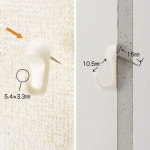 압정 핀후크 벽 고리 벽지핀 못 고정 석고보드 후크 걸이 : LEC