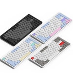 (휴대용 저소음키보드) GK694 OfficeMaster 3모드 저소음 키보드 그라파이트 블랙, 펜타그래프 : 한성컴퓨터